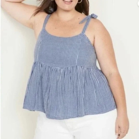 Old navy gingham top - Picture 7 of 7